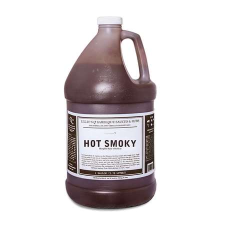 LILLIES Q Hot Smoky BBQ Sauce 8lbs, PK2 FGLIL 125